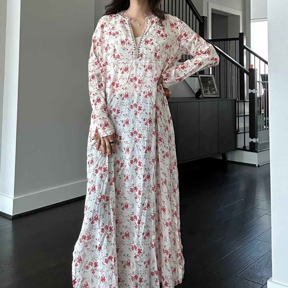 emporio sirenuse Floral long maxi dress cover up size 46